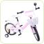 Bicicleta copii Toma Exclusive 1603 Pink