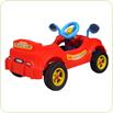 Masina cu pedale - Visul copiilor - rosie
