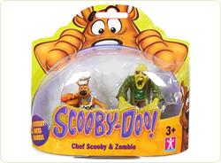 Set 2 figurine 7 cm Scooby Doo-Bucatar si Zombi