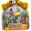 Set 5 figurine 7 cm personaje Scooby Doo (Scooby Pirat, Shaggy Pirat, Barba-Rosie,Bestia din adancur