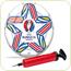 Set Poarta Fotbal 2 in 1 Mondo plastic cu minge Euro 2016