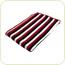 Paturica tricotata Stripe - rosu/negru/alb