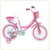 Bicicleta copii cu roti ajutatoare 14 inch Disney Princess