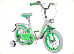 Bicicleta copii pliabila Lambrettina green 14 