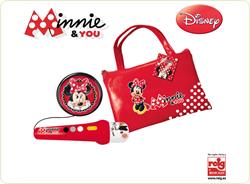 Geanta cu microfon si amplificator Minnie Mouse 