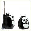 Set CHERI the Panda - Valiza tip trolley si ghiozdan (rucsac) 