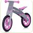 Bicicleta din lemn Biker roz 