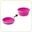 Castron pliabil din silicon 400 ml pentru 3m+ 1buc/set roz