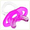 Jucarie de dentitie in forma de suzeta roz