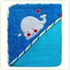 Prosop cu capison 76x76 cm Delfin albastru