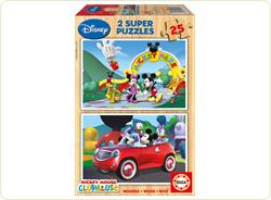 Puzzle Mickey Mouse House Club 2 x 25