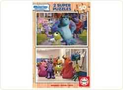 Puzzle Monsters University 2x50 piese