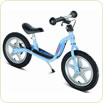 Bicicleta fara pedale bleu 12"