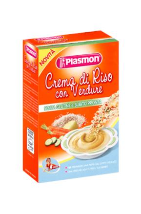 Crema de cereale cu orez si legume (FARA GLUTEN)170gr Plasmon - HopaSus
